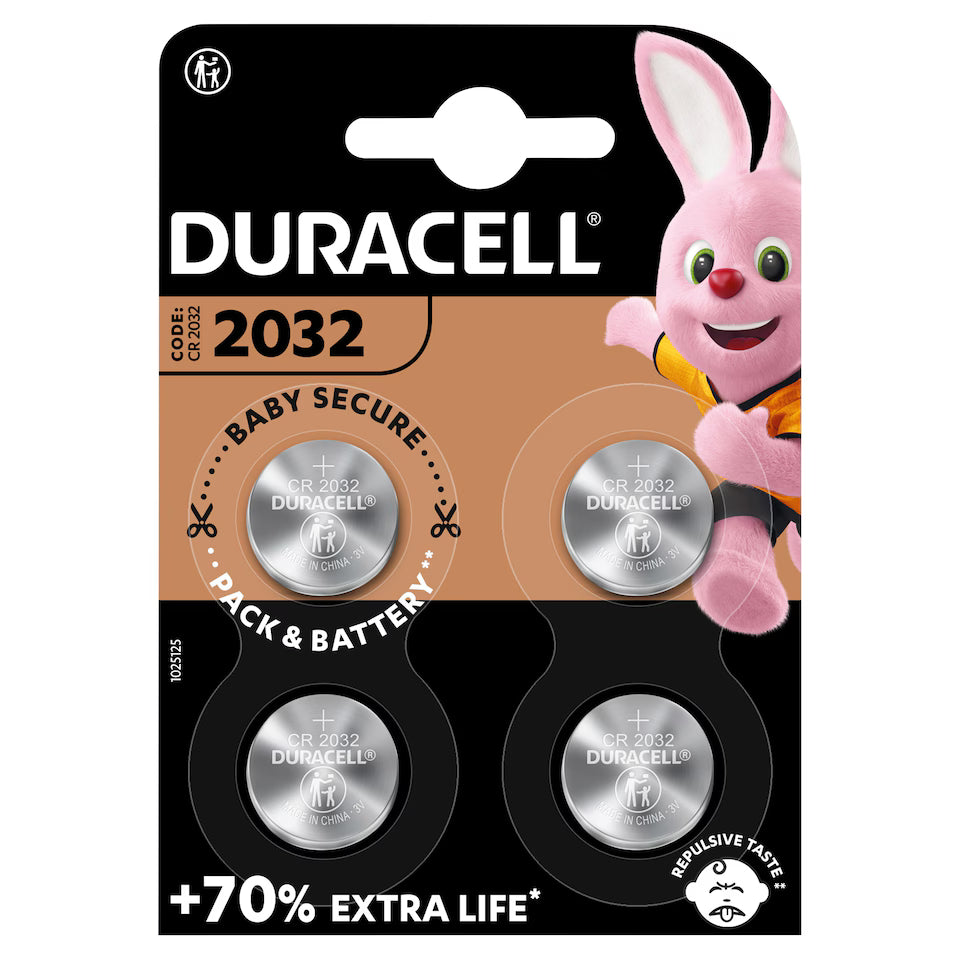 Duracell 2032 4 Pack
