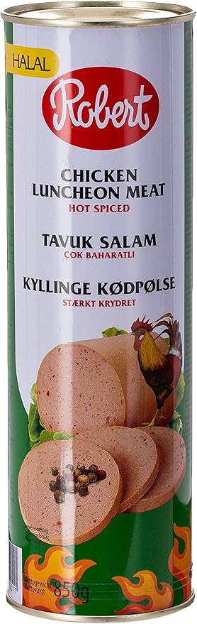 Robert Chicken Luncheon Loaf Hot Spicy Halal 850G