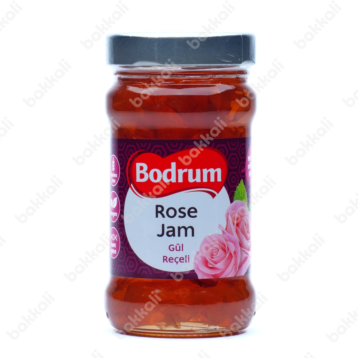 Bodrum Rose Jam 380g - Front