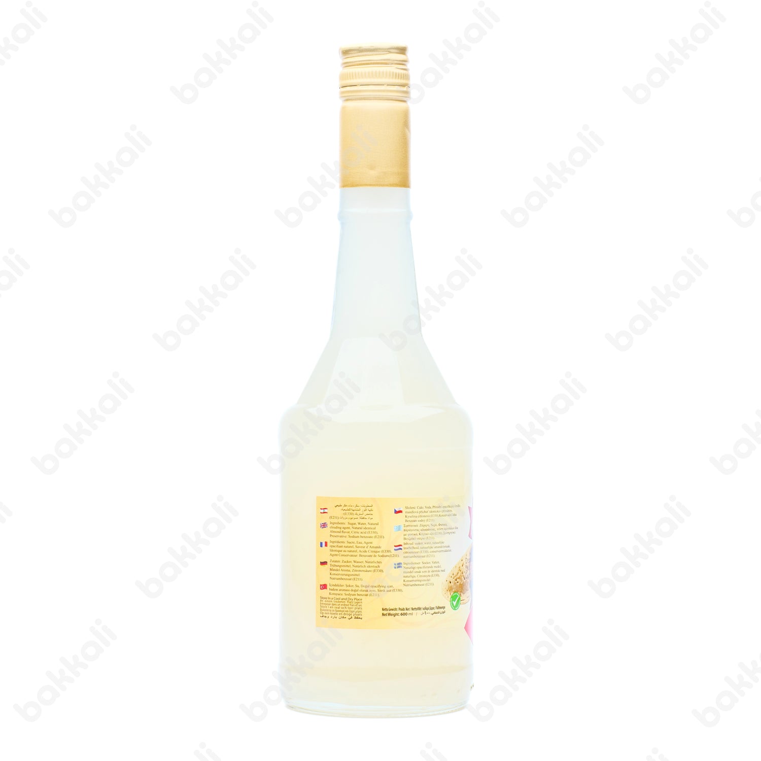 Chtoura Fields Almond Syrup 600ml - Side View 1