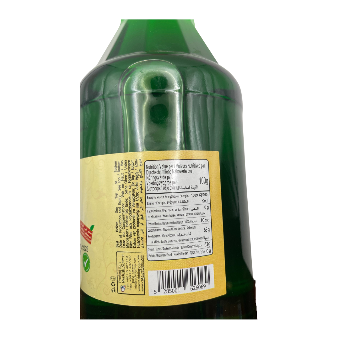 Chtoura Fields Mint Syrup 600ml - Ingredients