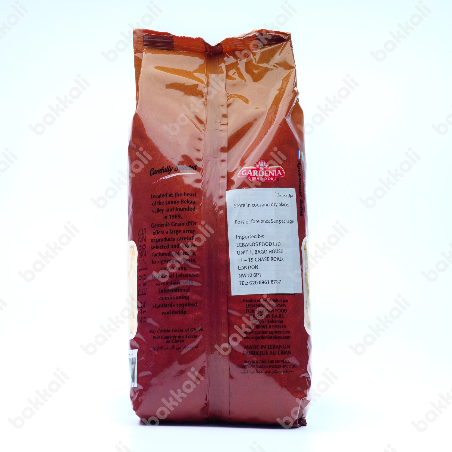 Gardenia Split Fava Beans (Broad Beans) 907g - Back