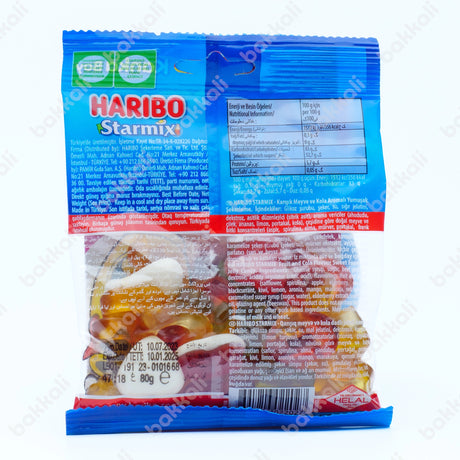 Haribo Starmix - 80g - Back