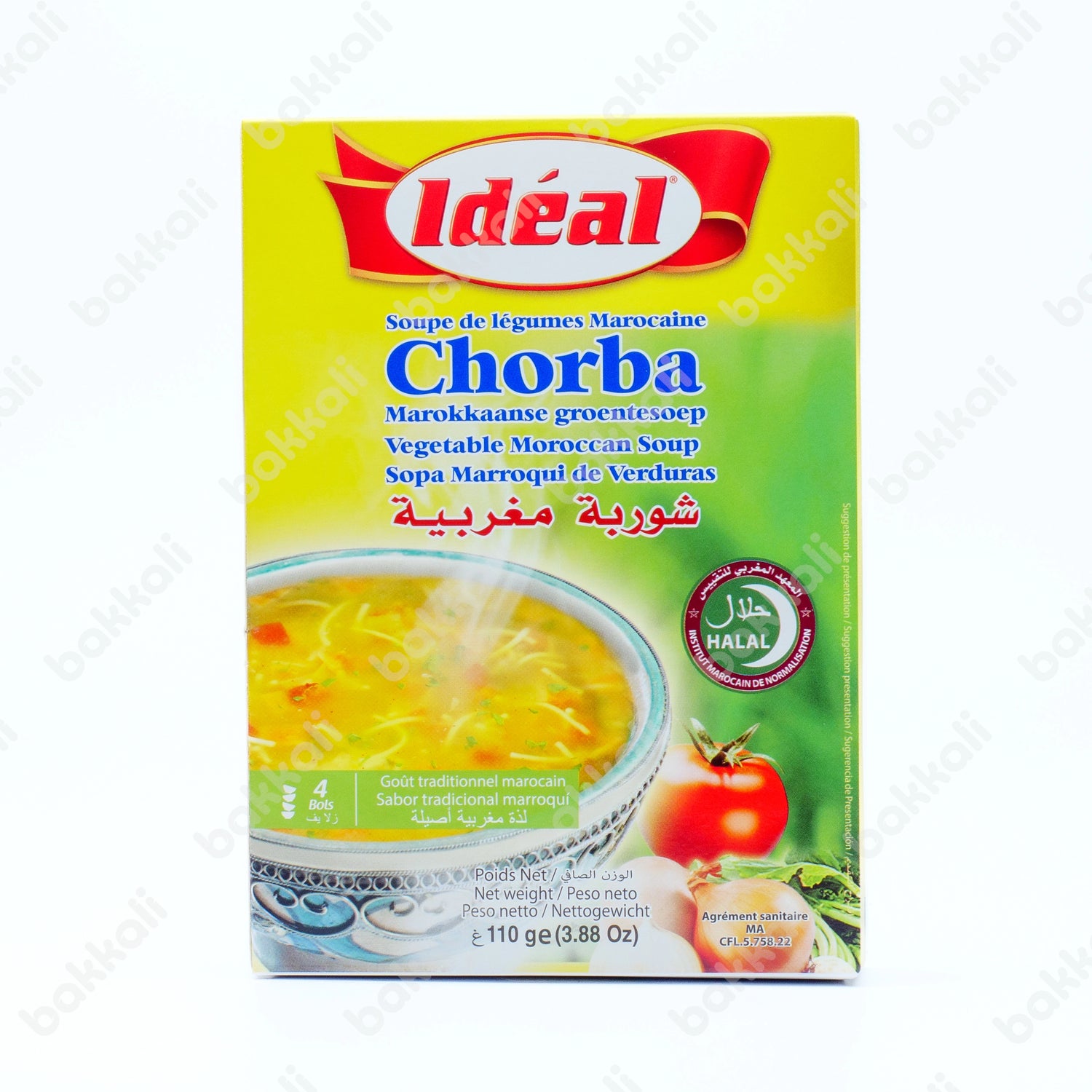 Ideal Moroccan Vegetable Chorba Soup 110g - Front