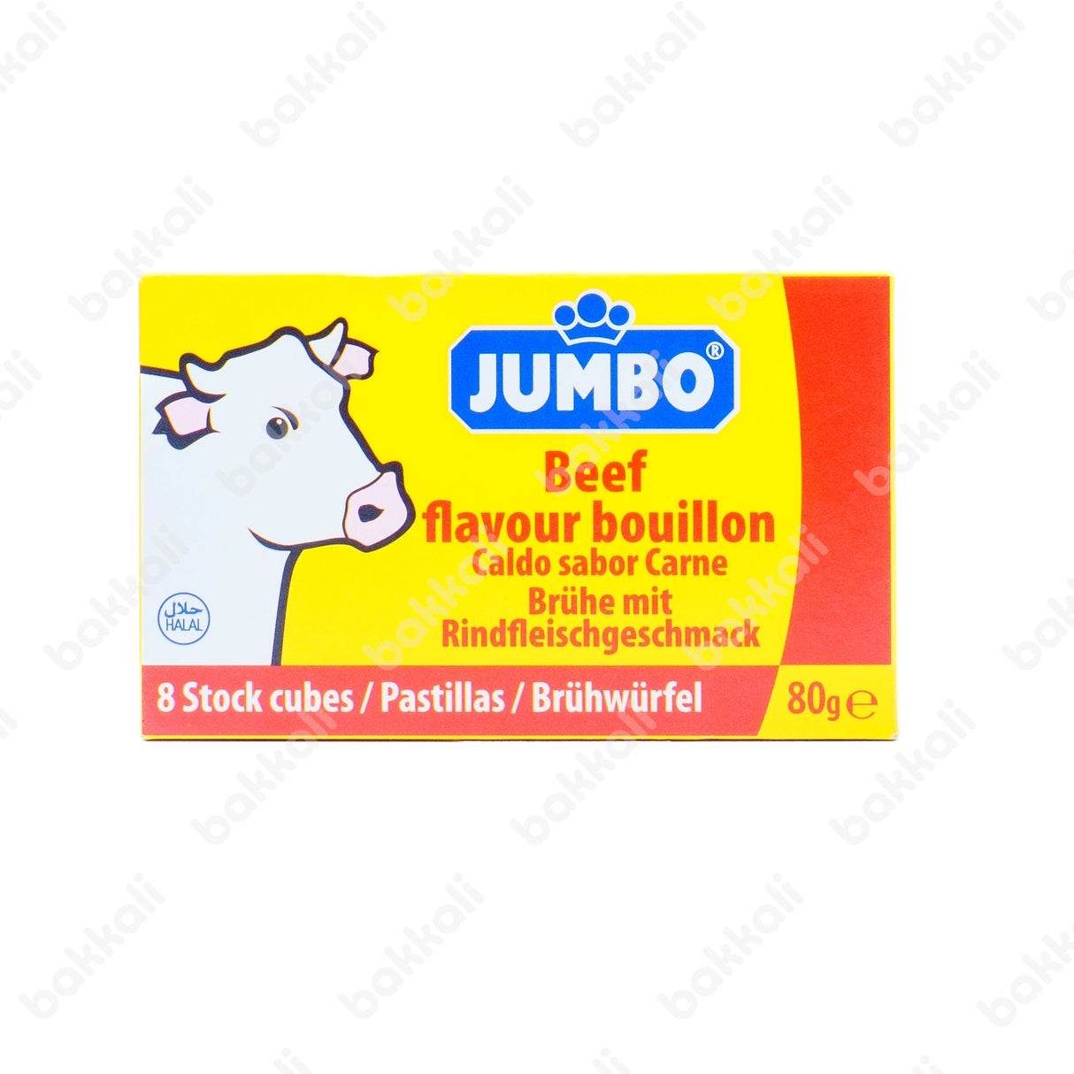 Jumbo Beef Flavour Cubes 80g - Front