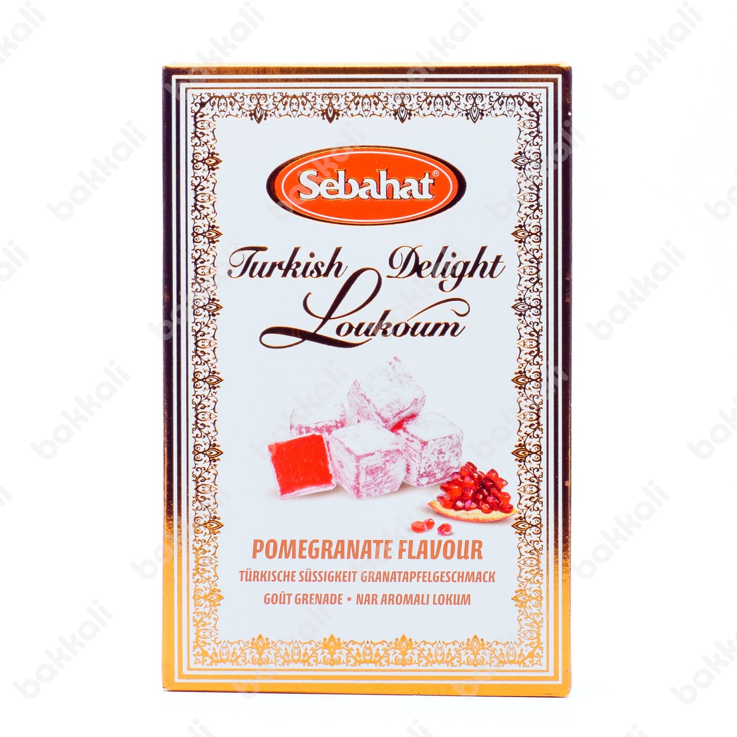Sebahat Turkish Delight With Pomegranate 200g - Front