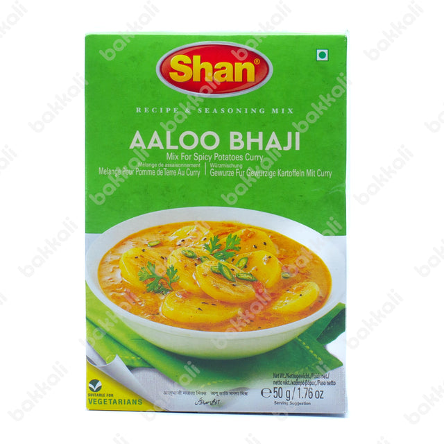 Shan Aaloo Bhaji Mix 50g - Front