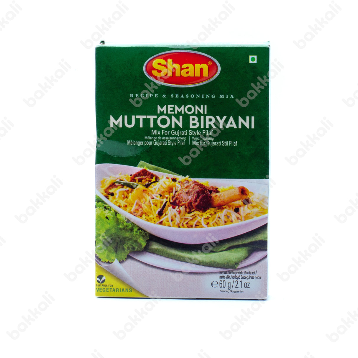 Shan Memoni Mutton Biryani 60g - Front