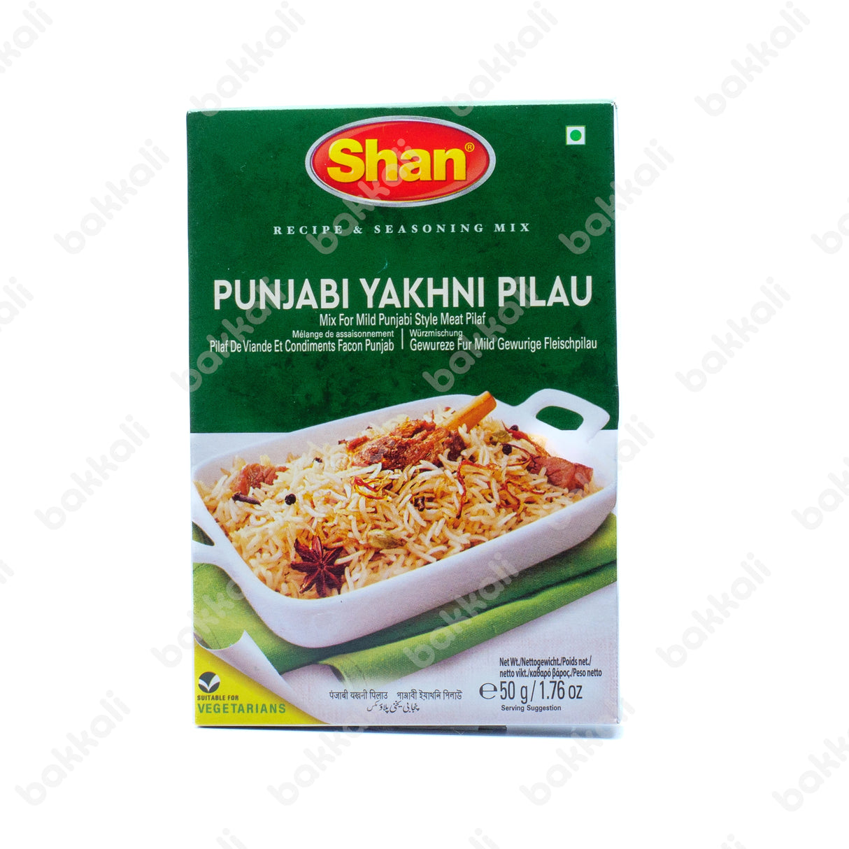 Shan Punjabi Yakhni Pilau 50g - Front