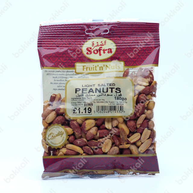 Sofra Lightly Salted Peanuts 180g - Front