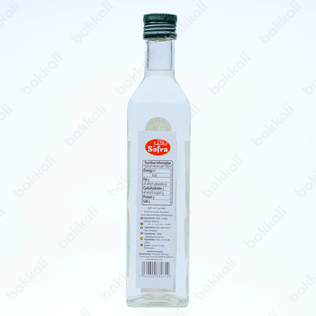 Sofra Orange Blossom Water 500ml - Back