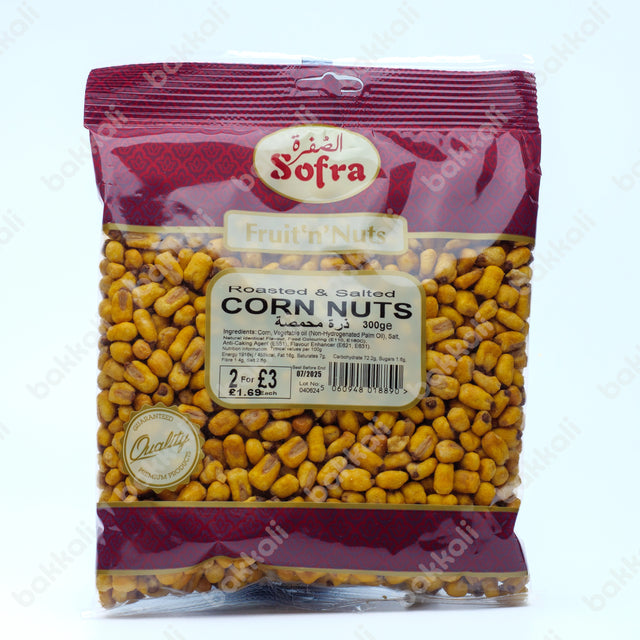 Sofra Roasted & Salted Corn Nuts 300g - Front