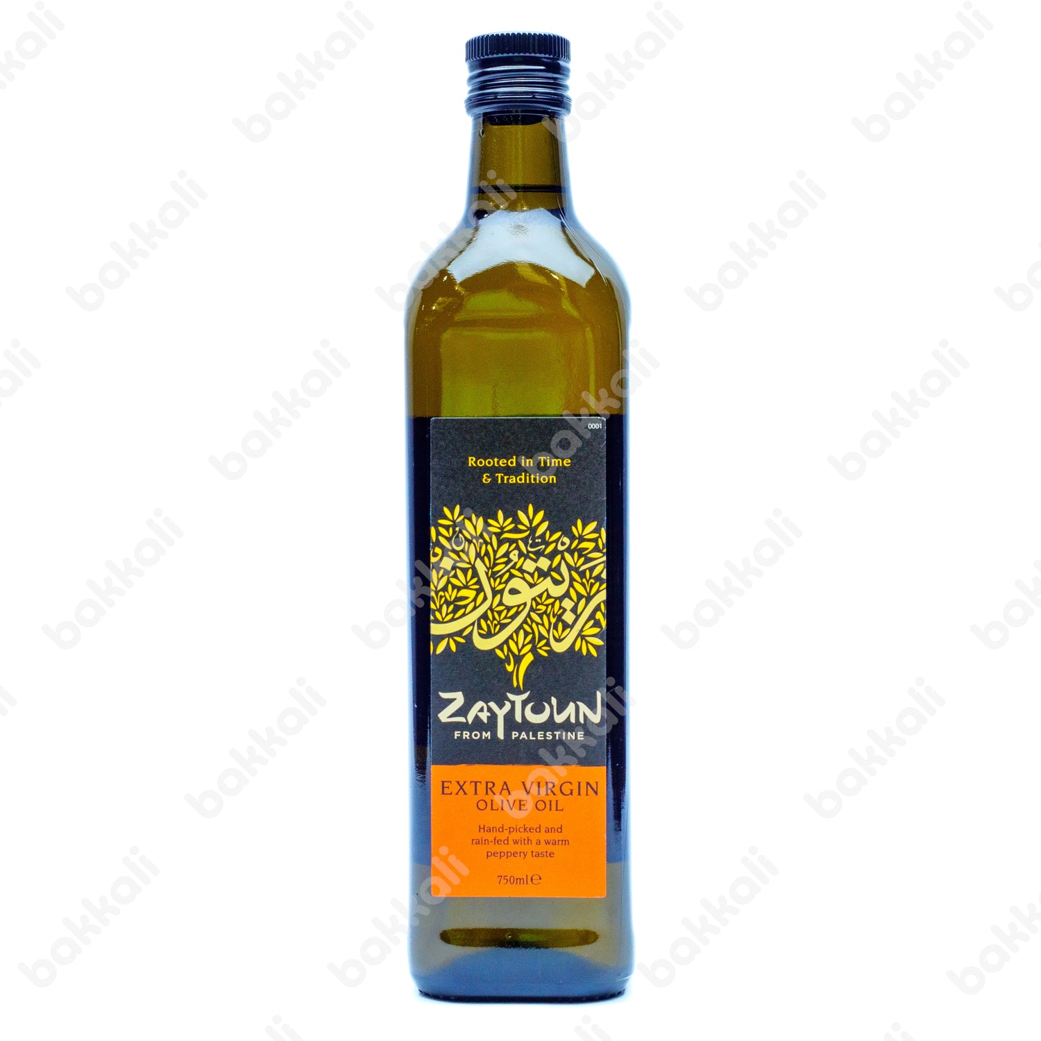Zaytoun Palestinian Extra Virgin Olive Oil 750ml - Front