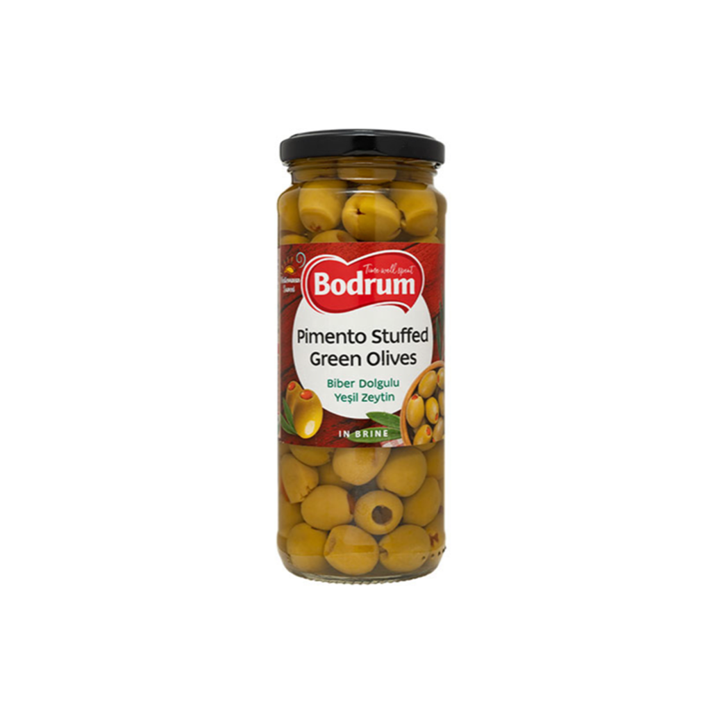 Image of Bodrum Pimento Stuffed Green Olives 330g