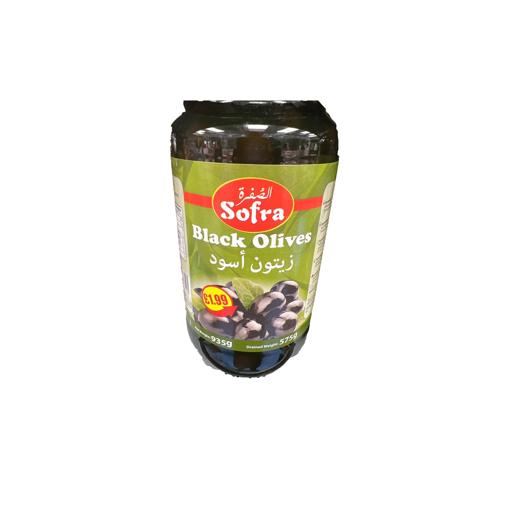 Image of Sofra Black Olives 935g