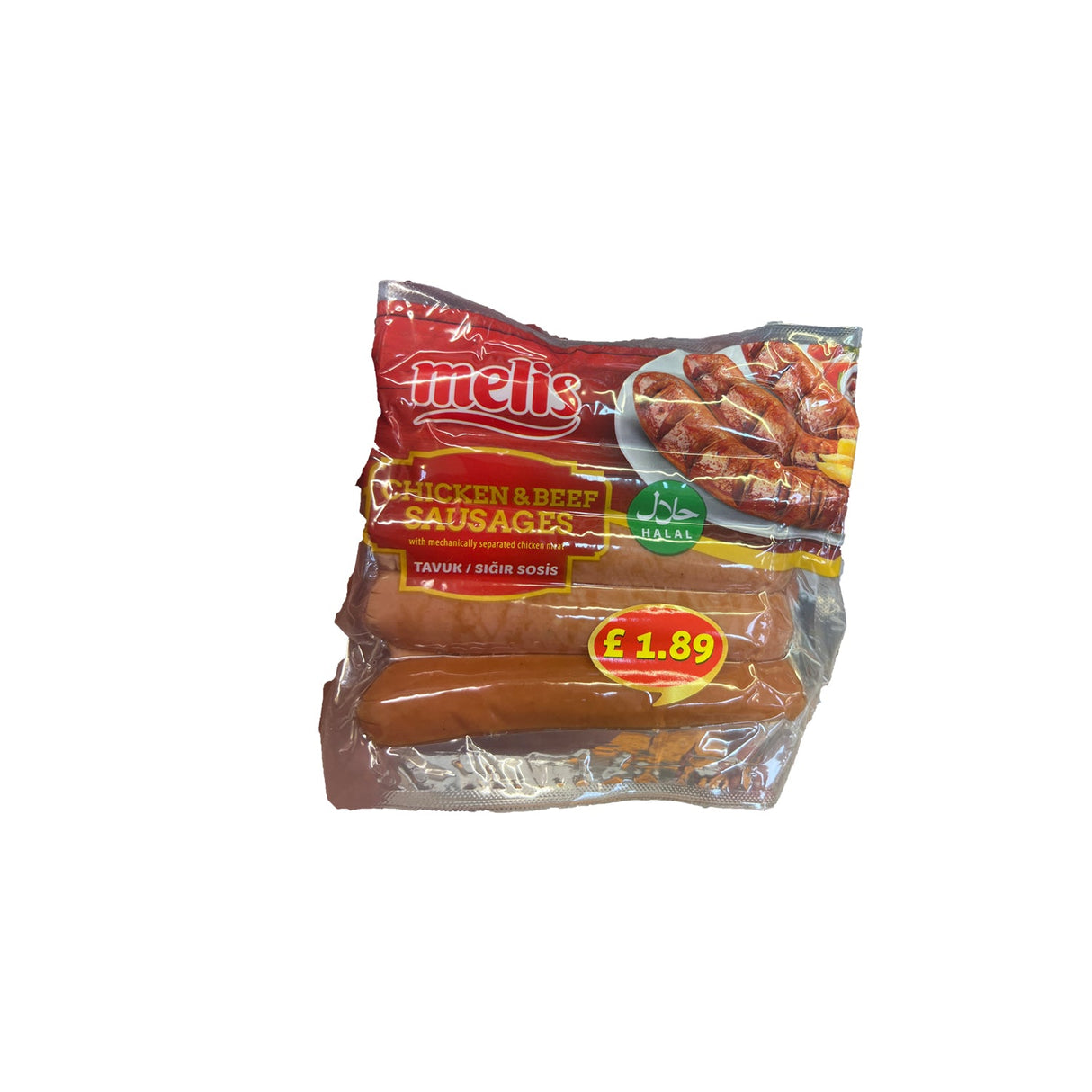 Image of Melis Chicken & Beef Sausages 300g