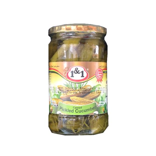 Image of 1&1 Pickled Baby Cucumbers 660g