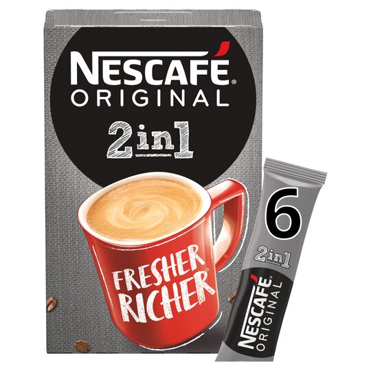 Image of Nescafe Original 2 In 1 6 Sticks