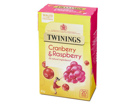 Image of Twinings Cranberry Raspberry Tea 20 Bags