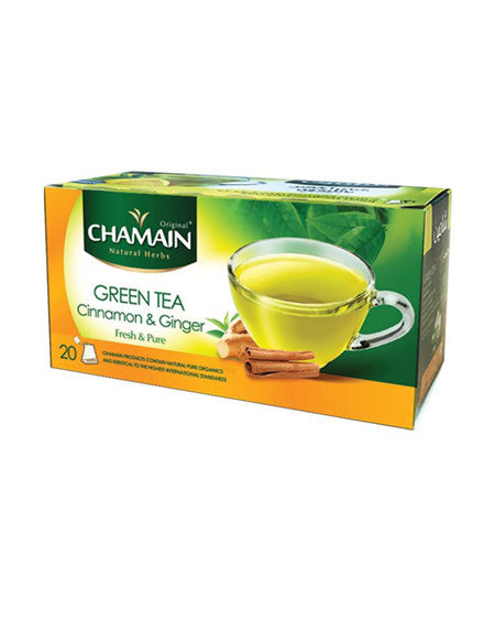 Image of Chamain Ginger & Cinnamon Tea 20 Bags