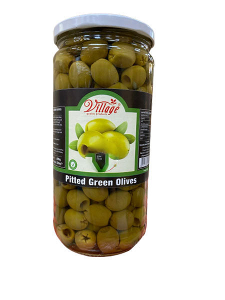 Image of Village Pitted Green Olives 690G