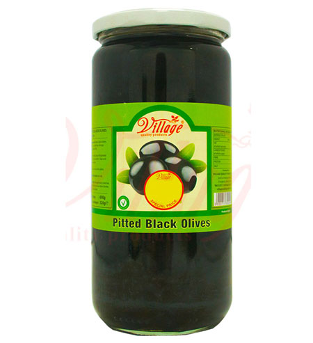 Image of Village Pitted Black Olives 690G