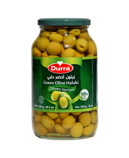 Image of Al Durra Green Olive Halabi 850G