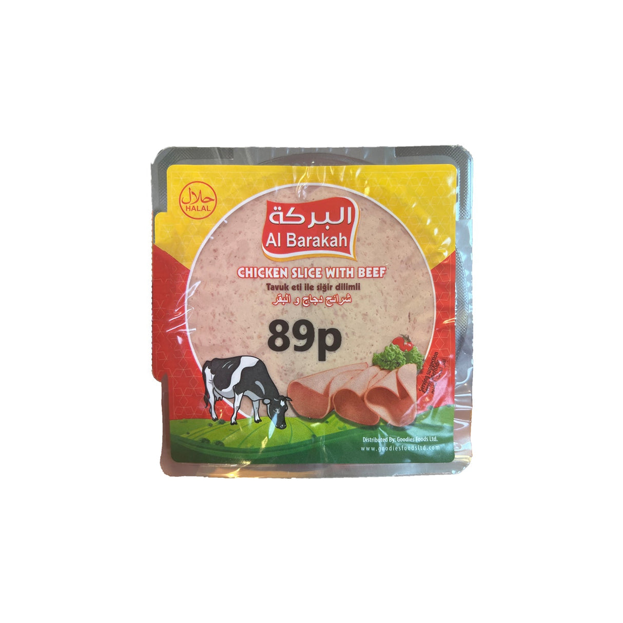 Image of Al Barakah Chicken Slice With Beef Halal 200G