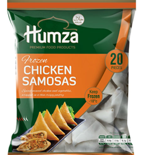 Image of Humza Frozen Chicken Samosa Halal 20Pcs
