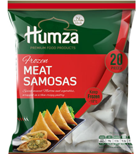 Image of Humza Frozen Meat Samosa Halal 20Pcs