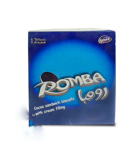 Image of Romba Cocoa Biscuits With Cream Filling Box 12Pcs