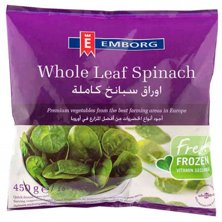 Image of Emborg Whole Leaf Spinach 450G