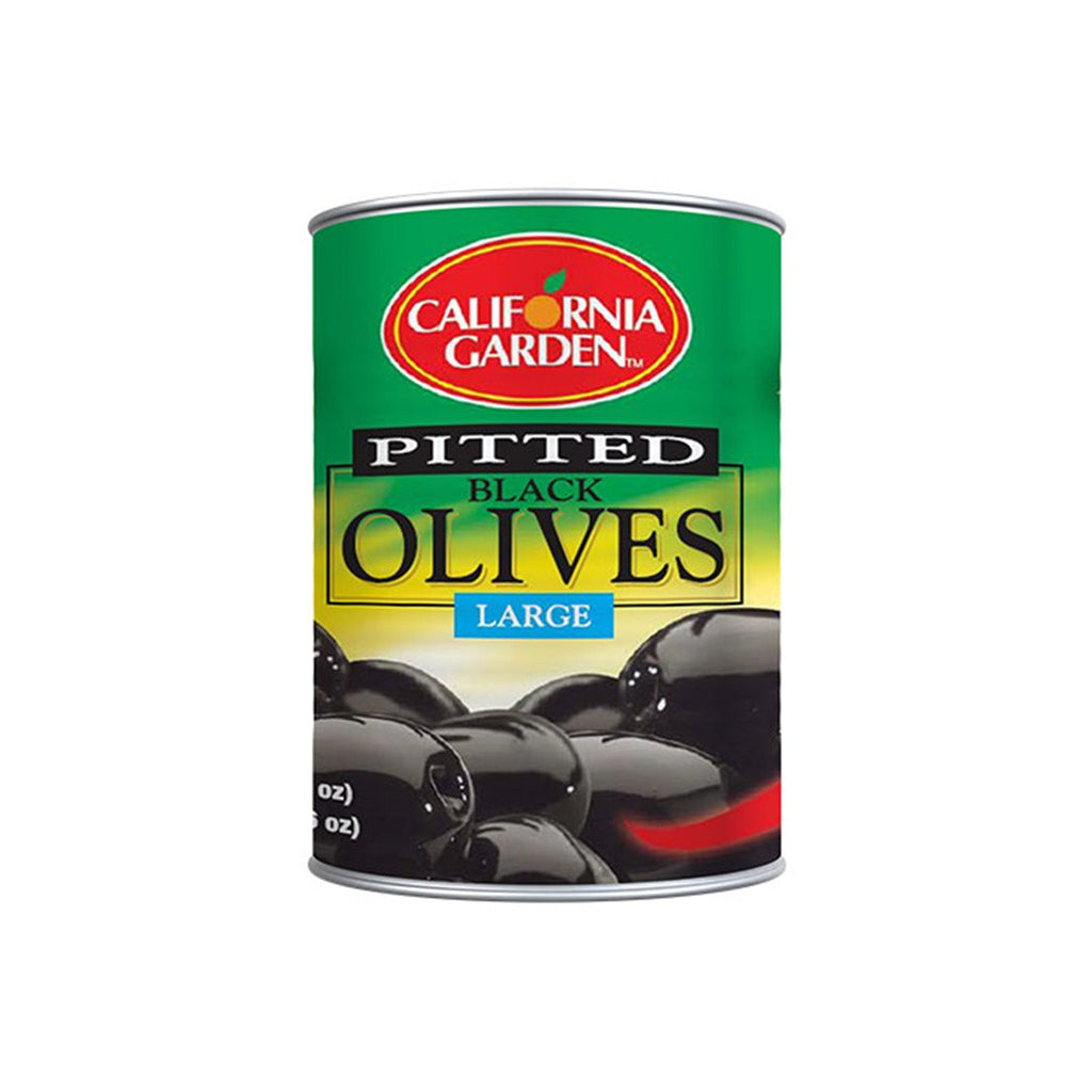 Image of California Garden Pitted Black Olives 700g