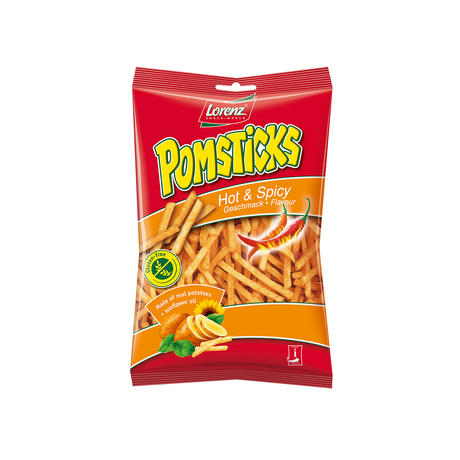 Image of Pom Sticks Hot & Spicy 85g