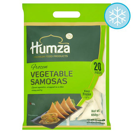 Image of Humza Frozen Vegetable Samosa Halal 20Pcs