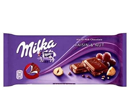 Image of Milka Raisin & Nut 100G