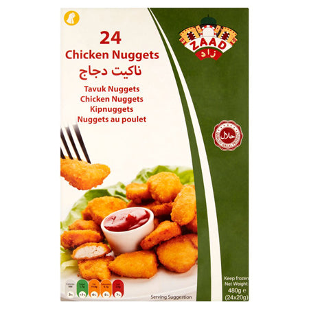 Image of Zaad Chicken Nuggets 480G 24 Pcs