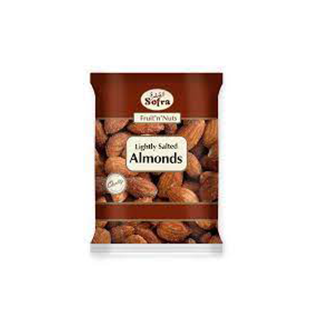 Image of Sofra Lightly Salted Almonds 180g