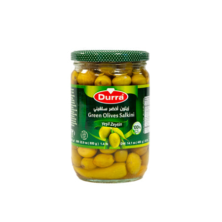 Image of Al Durra Green Olive Salkini 650G