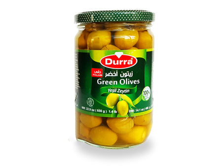 Image of Al Durra Green Olive Halabi 650G