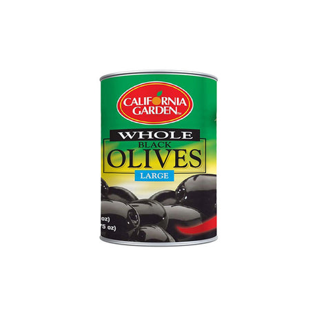 Image of California Garden Whole Black Olives 700g