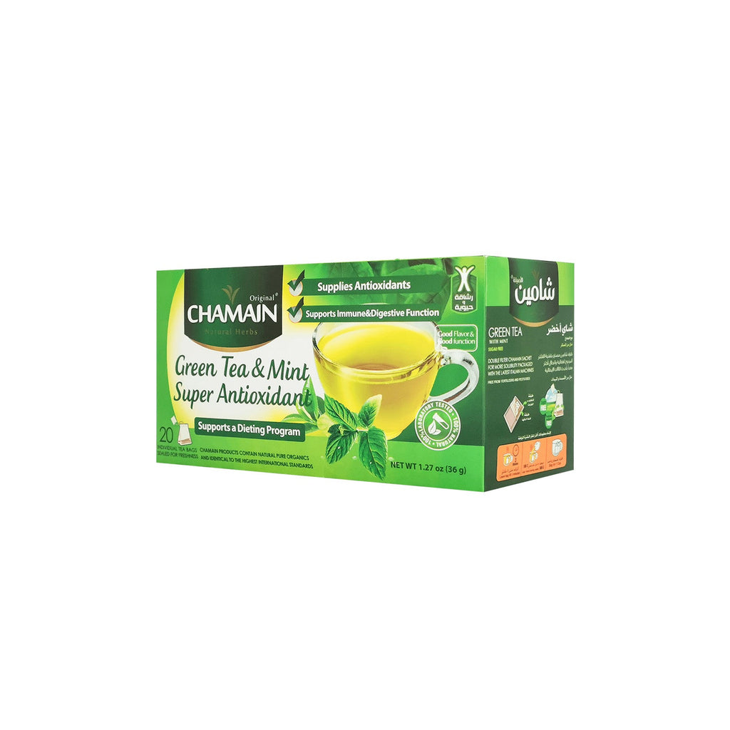 Image of Chamain Green Tea Super Antioxidant 20 Bags