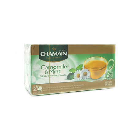 Image of Chamain Camomile & Mint Tea 20 Bags