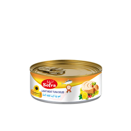 Image of Sofra Light Tuna In Sunflower Oil 160G