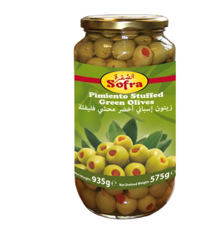 Image of Sofra Stuffed Green Olives With Pimiento 935G