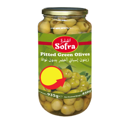 Image of Sofra Pitted Green Olives 935G