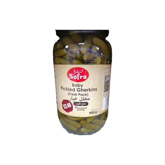 Image of Sofra Baby Pickled Gherkins 980g