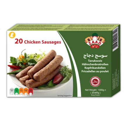 Image of Zaad Chicken Sausage Halal 20Pcs