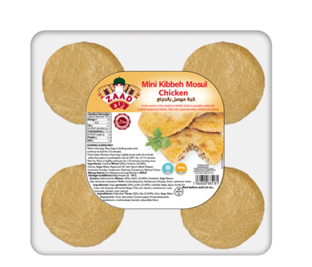 Image of Zaad Mini Kibbeh Mosul Chicken 360G