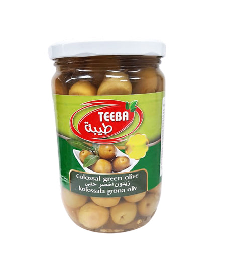 Image of Teeba Green Olives Halabi 640G